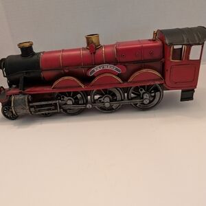 "Lesser & Pavey" Red and Black Toy Locomotive